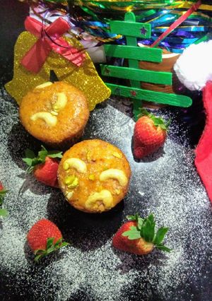A picture of Mawa muffins.