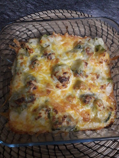 Una foto de Brócoli gratinado