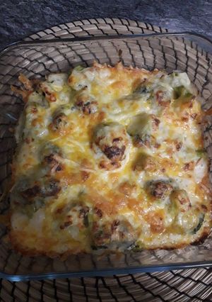 Una foto de Brócoli gratinado
