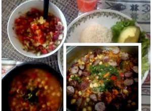 Una foto de Garbanzos con Chorizo