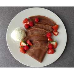 A picture of Chocolate Crepes.