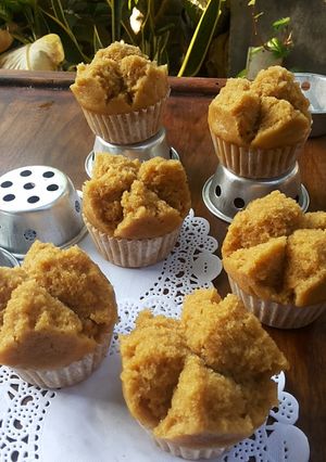 Foto resep Bolu Kukus Gula Merah no telur no mixer