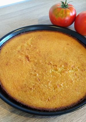 O poză a rețetei Turtă de năut - Farinata (fără gluten).