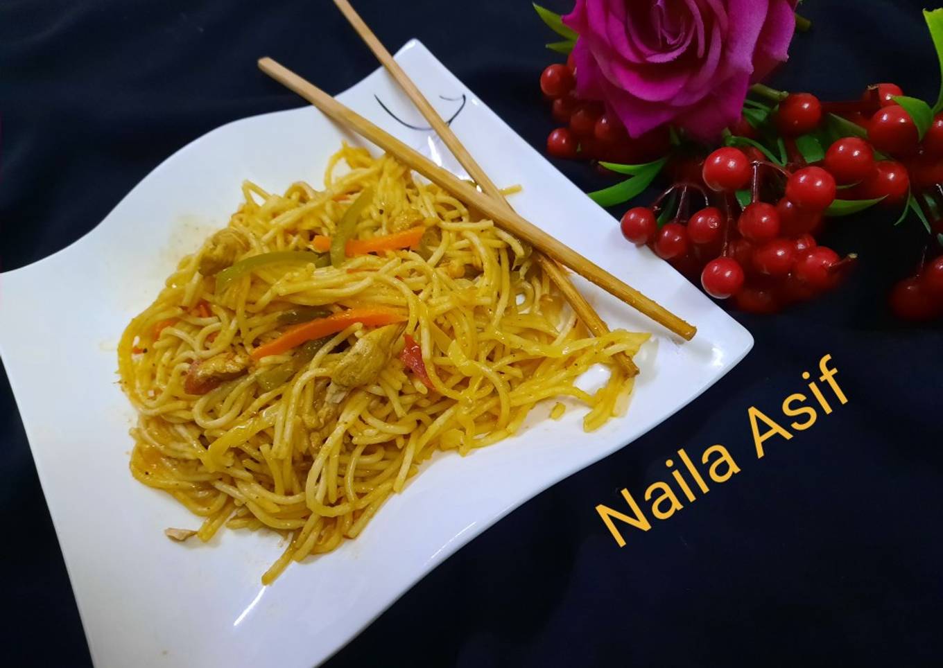 Chicken n mix vegetables Chowmein šš