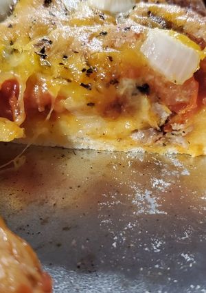 A picture of My Easy NO YEAST Pizza Dough.