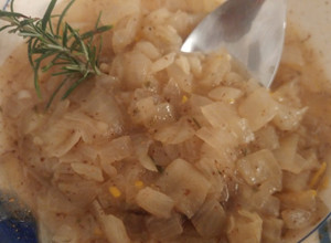 Una foto de Sopa de Cebolla