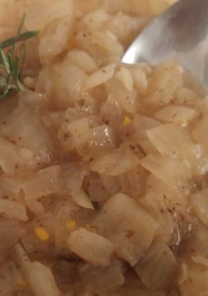 Una foto de Sopa de Cebolla