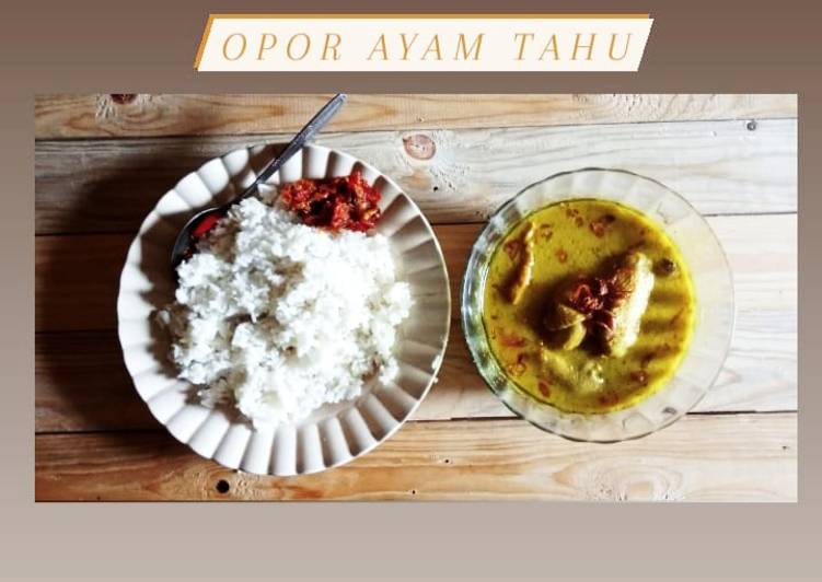 Opor Ayam Tahu