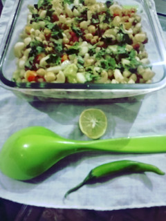 A picture of Chana chaat.