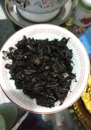Foto resep Cumi pedas tinta hitam