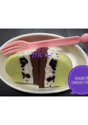 Foto resep Avocado oreo chocolate Pudding
