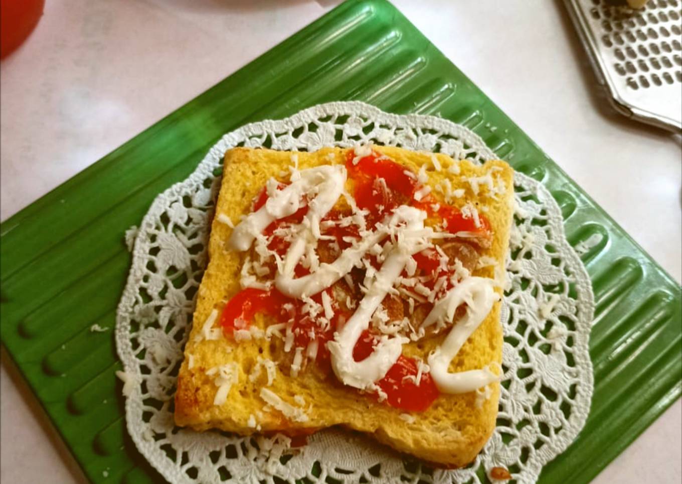 Roti Telur Sosis Panggang