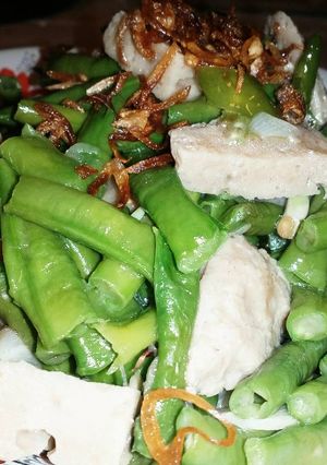 Foto resep Kacang Panjang Tumis Bakso
