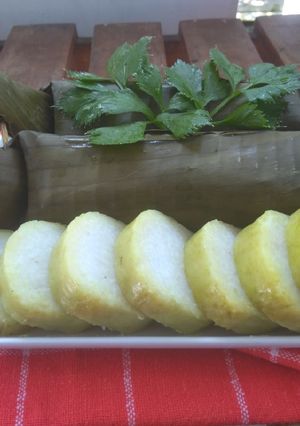 Foto resep Lontong Aron Daun Pisang Utk Kari/Sayur Padat Kenyal&Takarannya