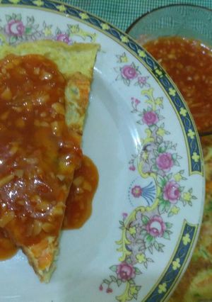 Foto resep Menu Diet 8 (Fuyung Hai / Dadar telur Campur2) utk makan siang