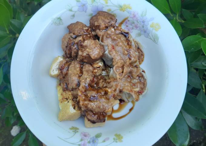 Cara Gampang Menyiapkan Bumbu kacang batagor /siomay, Sempurna