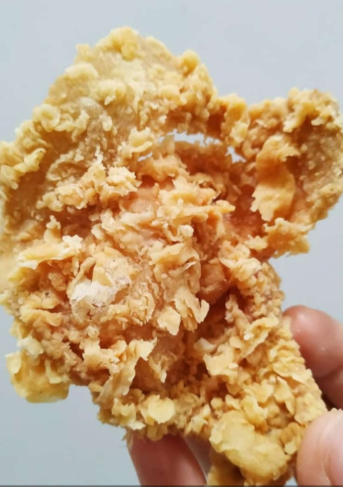 Foto resep Kulit Ayam Goreng Tepung Krispi Awet Berhari-hari Renyahnya