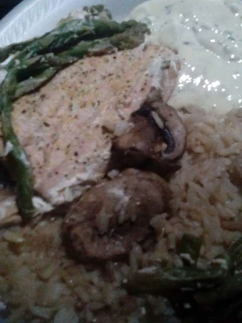 Easy Ways Prepare Recipes Foil Wrapped Salmon with Rice &amp; Asparagus the Perfect Perfect.