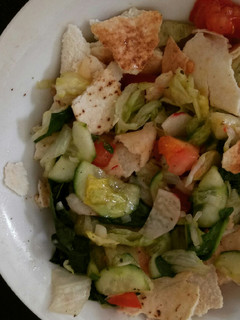 A picture of Fattush Salad *Vegan.