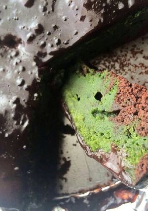 Foto resep Choco Green Tea Moist Cake