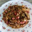 Setas con jamón