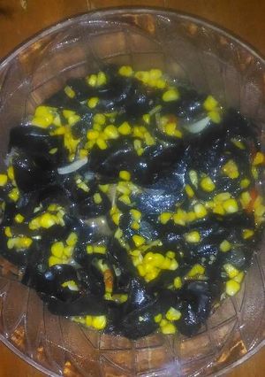 Foto resep Tumis jamur kuping+jagung
