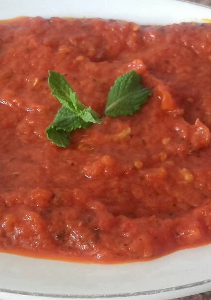 Una foto de Como hacer salsa casera de tomate para cualquier pizza casera