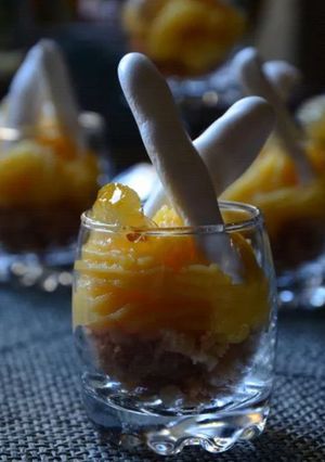 Une photo de Verrine comme une tarte au citron