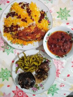 عکسی از دستور زرشک پلو