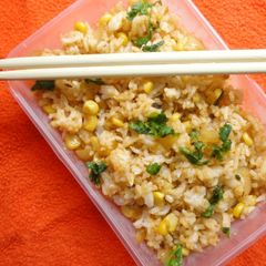 A picture of Corn Pulao.