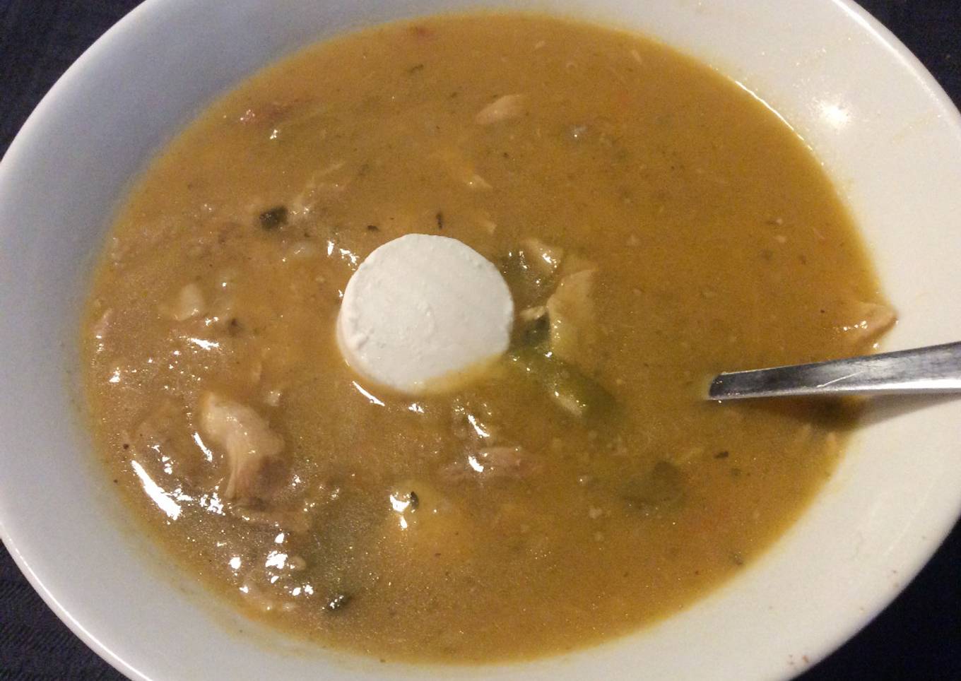 Soupe de légumes au poulet