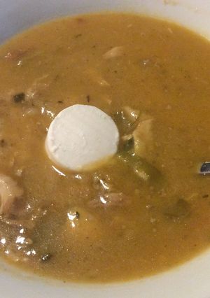 Une photo de Soupe de légumes au poulet