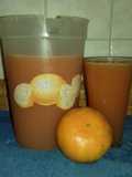 Agua de mandarina y sandía