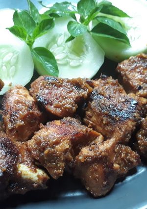 Foto resep Ayam kampung bakar teflon
