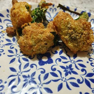 Brócoli capeado en air fryer Receta de Ana Nieto- Cookpad