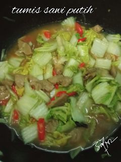Foto resep Tumis sawi putih