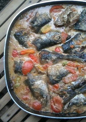 Foto resep Tongkol santan pedas manis
