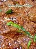 Rendang Daging dan organ Lembu