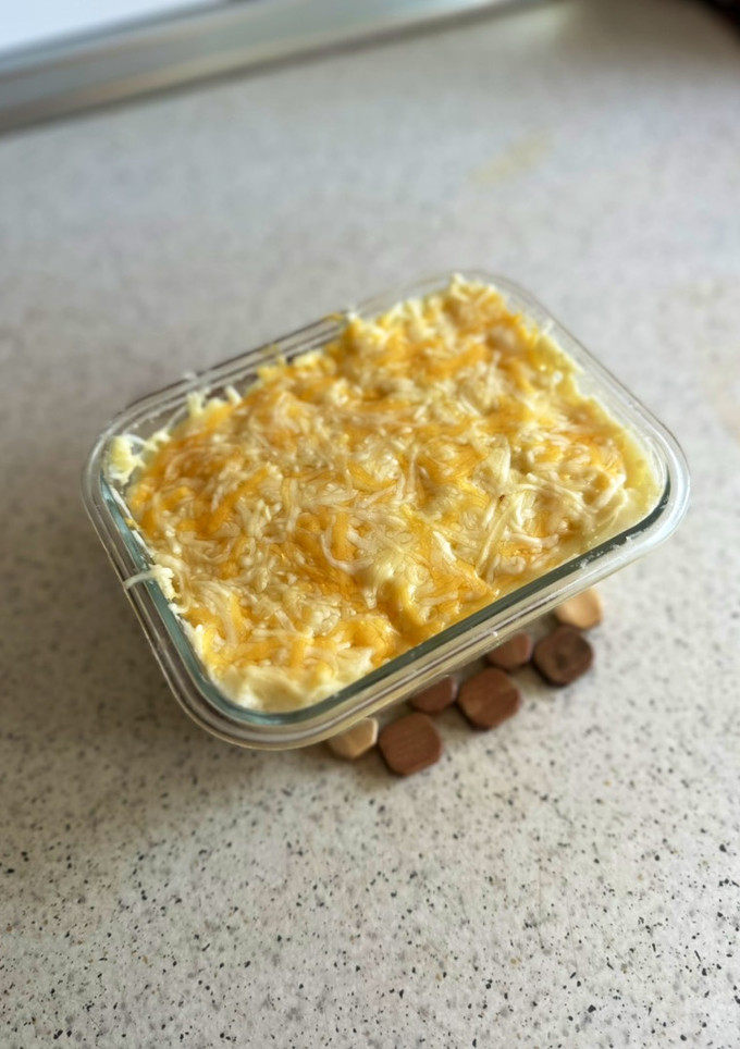 Una foto de Puré de patatas estilo americano