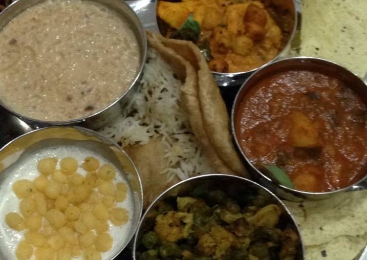 Simple Way to Make Awsome Festive bhog thali Cooking Basics for Beginners