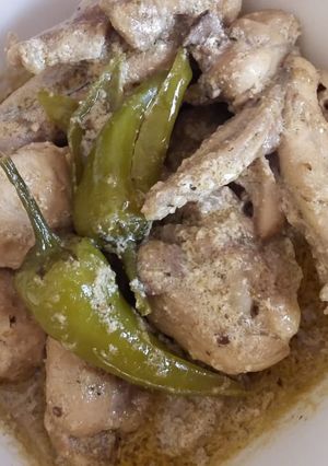 A picture of Chicken White Karahi.