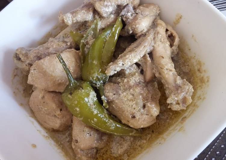 Easiest Way to Prepare Quick Chicken White Karahi