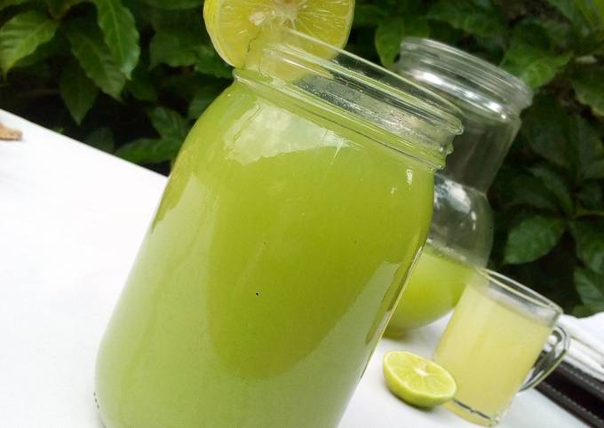 Steps to Make Favorite Cucumber lemonade🍹