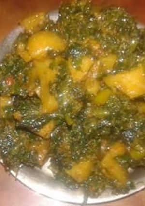 A picture of Aloo methi ki sabji.