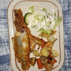 A picture of Fried Hake.