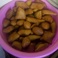 A picture of Spiced mandazi.