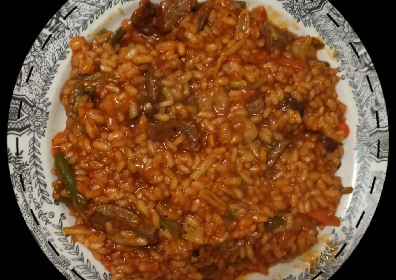 Arroz caldoso con ternera y verduritas a mi manera!!!