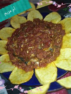 صورة لوصفة شطيطحة سردين بالبطاطا