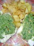 Merluza con salsa de puerros