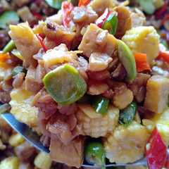 Foto resep Tumis Kecap (Pete, Jagung, Tahu & Tempe)